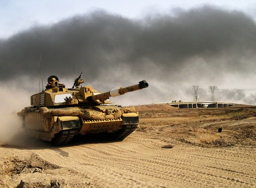 Resistance crumbles as British troops make a decisive push