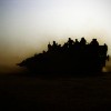 Firepower and fear rule on the road to Basra