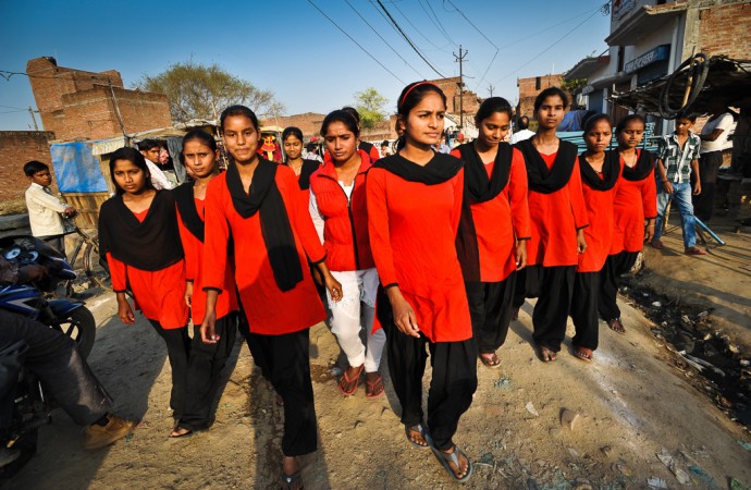 The Red Brigade: the women of India fight back