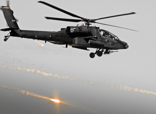 ‘He turned to the helicopter and sank to his knees, then I hit him with my rockets’