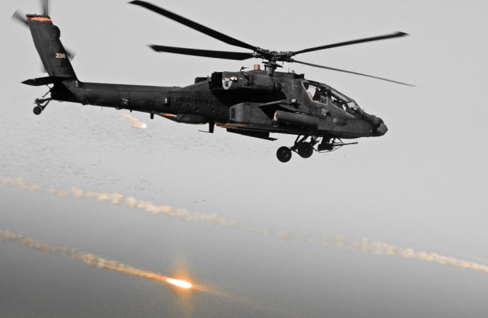 ‘He turned to the helicopter and sank to his knees, then I hit him with my rockets’